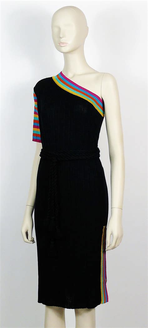 Yves Saint Laurent YSL Vintage Tricot Dress Size 40 